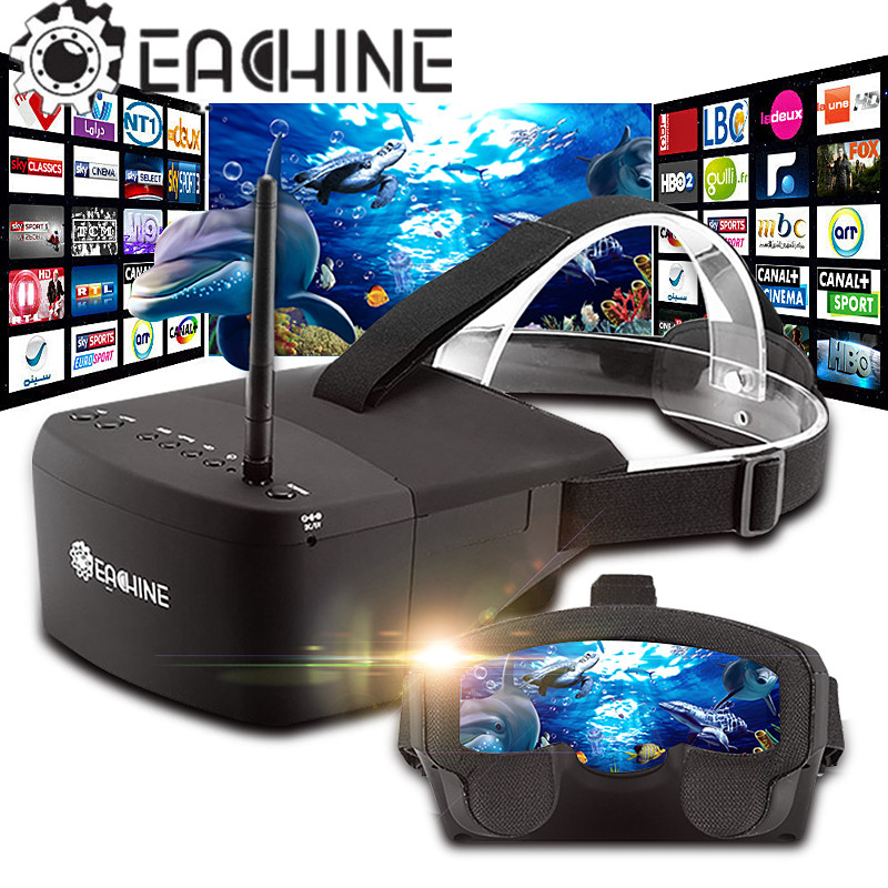 Skyzone Sky04O Pro Fpv Goggles - Eachine EV800 5 Inches 800x480 FPV