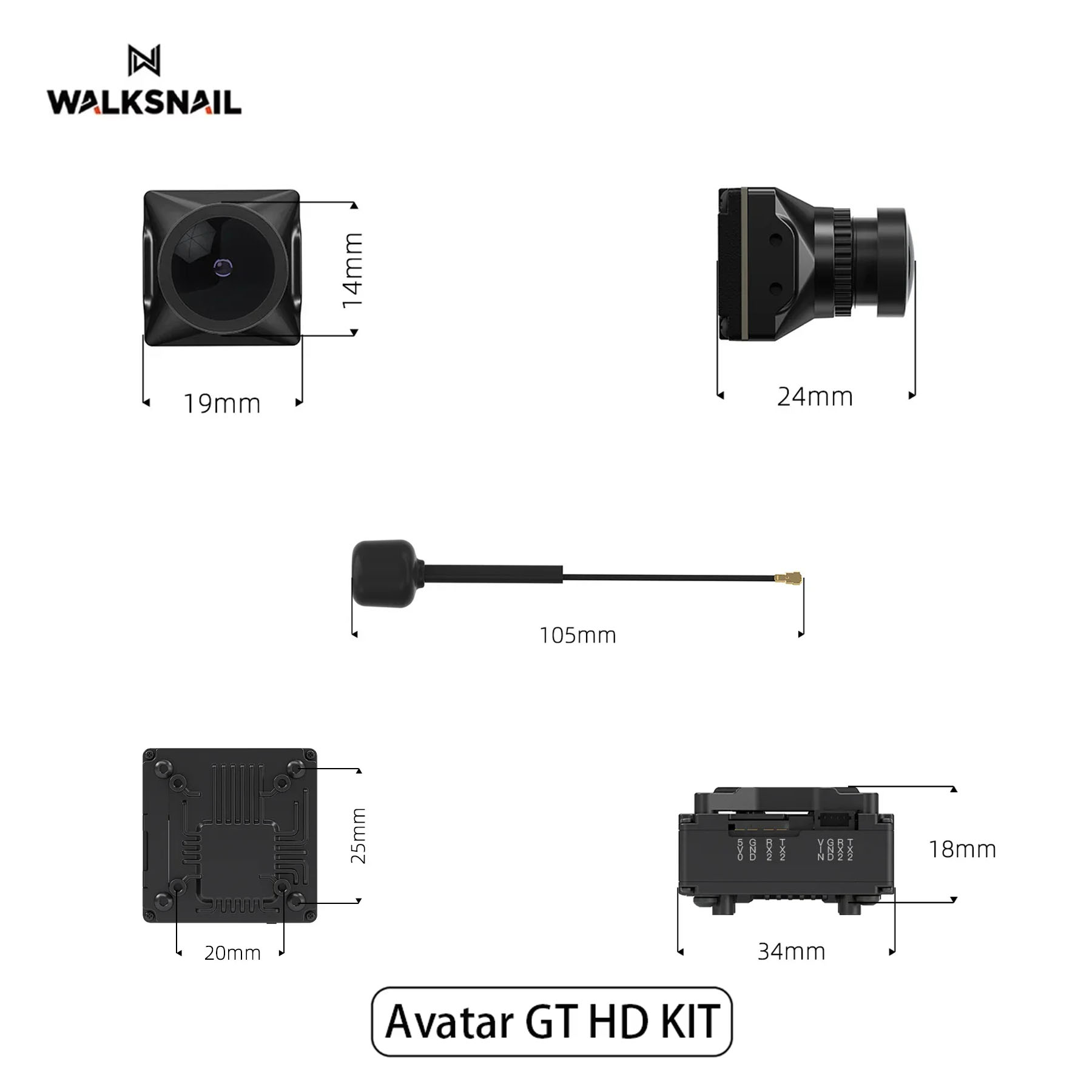 Walksnail Avatar GT HD KIT 2W  - огляд і ціна Walksnail Avatar Gt Kit 2W Vtx